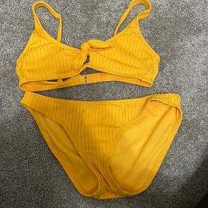 Yellow swimsuit set